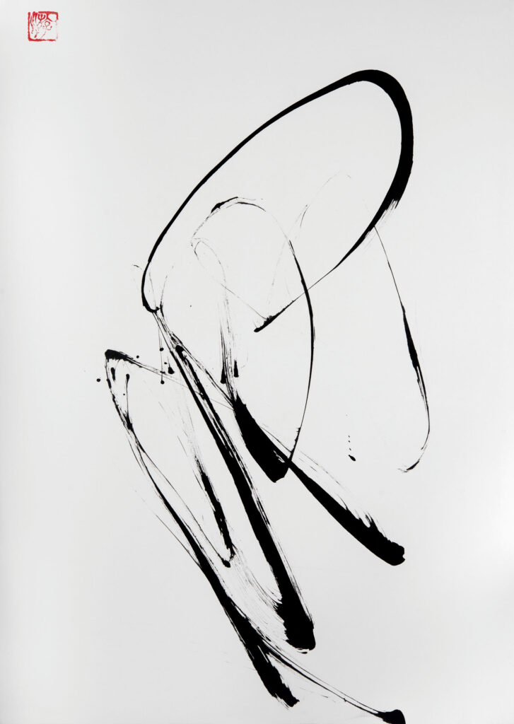 Tanzender Pinsel